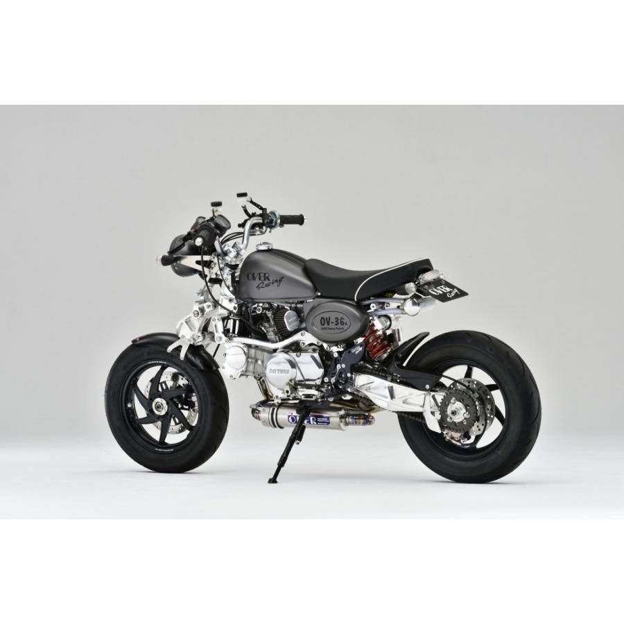 OVER RACING オーヴァー スパイラル フルチタンマフラー MONKEY