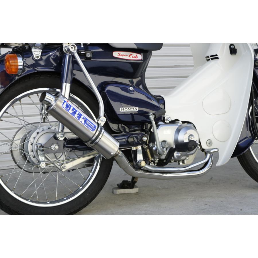 OVER オーヴァー ステンカーボン マフラー Cub90 OVER RACING（オーバーレーシング） OVER オーヴァー ステンカーボン
