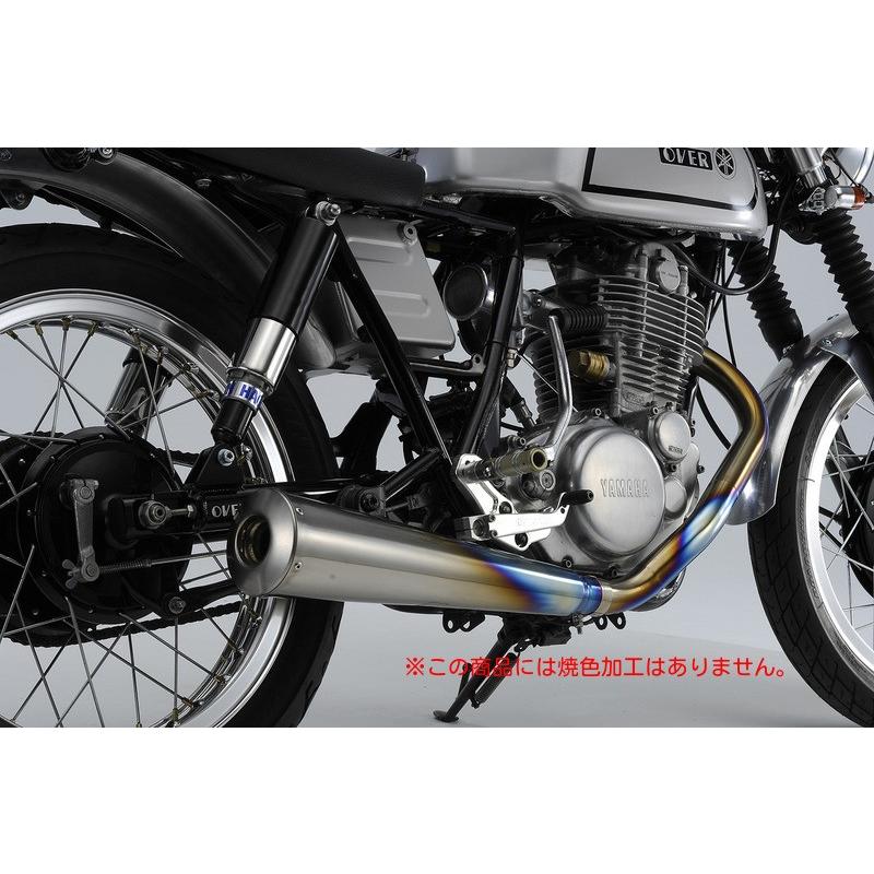 OVER RACING オーヴァー チタンメガホン MANXタイプ マフラー 焼 OVER RACING オーヴァー チタンメガホン MANXタイプ マフラー 焼