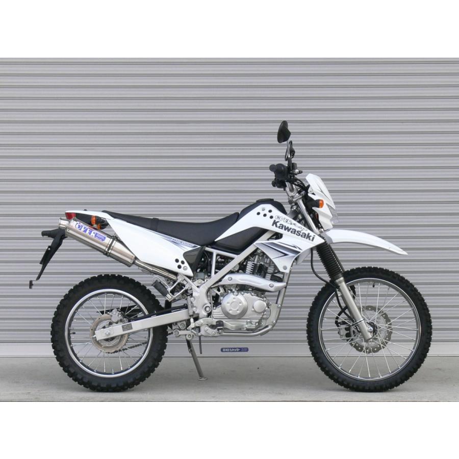 OVER オーヴァー ステンチタン マフラー KLX125・D-TRACKER125｜motoism