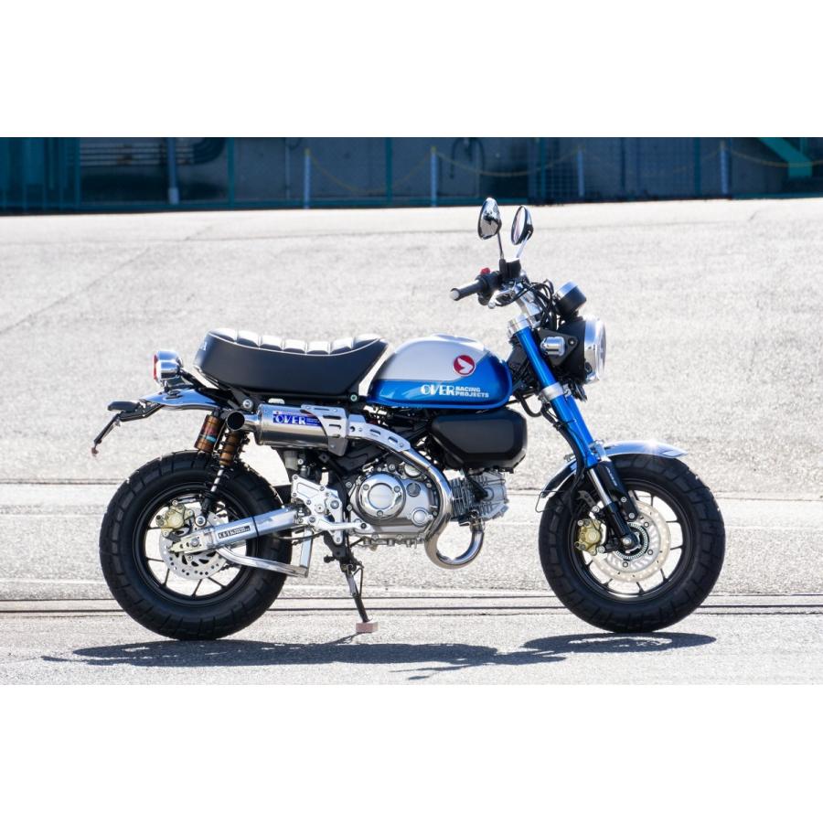 OVER オーヴァー ステンオーバル アップマフラー MONKEY125(21)|motoism|02