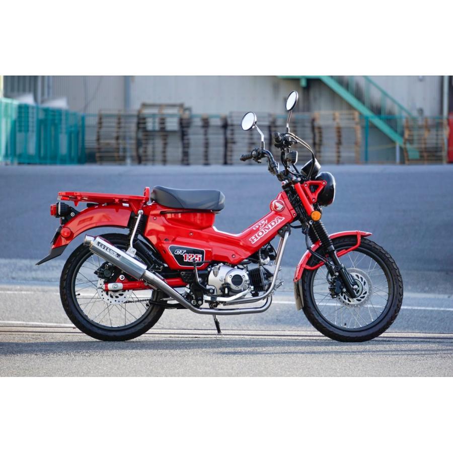 訳あり｜OVER｜マフラー│CT125 ハンターカブ (23-)｜JA65 林道欲爆上がり、CT125ハンターカブ用OVER Racingマフラー3種
