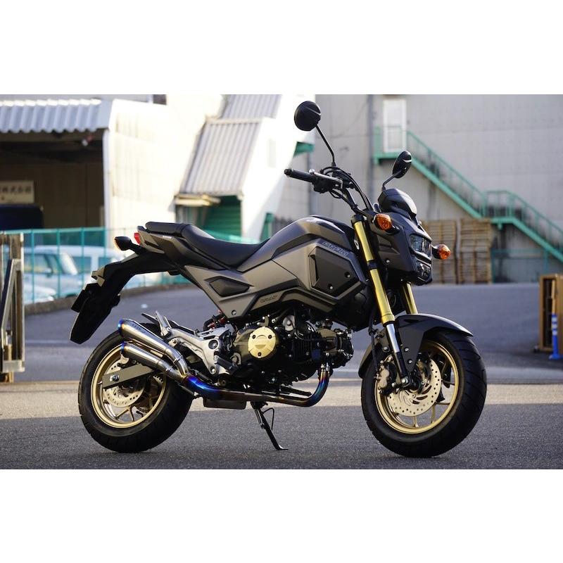 OVER RACING - OVER オーヴァー ツインメガホンマフラー GROM(17) マフラー-フルエキゾースト