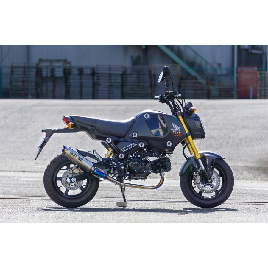 OVER フルチタンマフラー ホンダ GROM OVER RACING オーヴァー GP-PERFORMANCE フルチタンマフラー