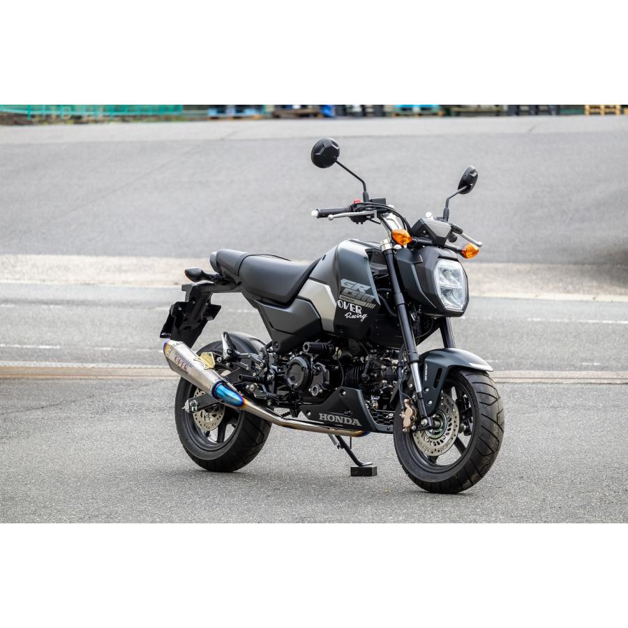 OVER オーヴァー TT-Formula RS+PRO Mini L フルチタンマフラー GROM(23)(24-)_1
