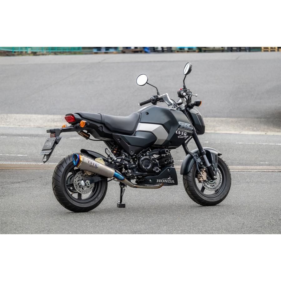 OVER オーヴァー TT-Formula RS+PRO Mini L フルチタンマフラー GROM(23)(24-)_2