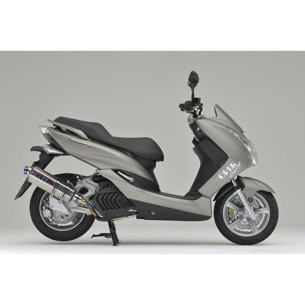 ヤマハ マジェスティs用 OVERレーシング チタンマフラー 軽い OVER RACING オーヴァー TT-Formula フルチタンマフラー