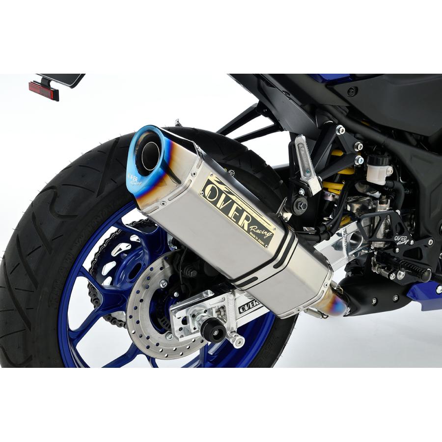 OVER オーヴァー TT-Formula RS フルチタン スリップオンマフラー YZF-R25(25-)_3