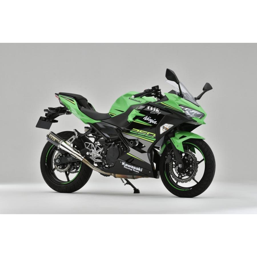 OVER オーヴァー GP-PERFORMANCE XL Type-S スリップオンマフラー Ninja250(18-22)｜motoism｜03