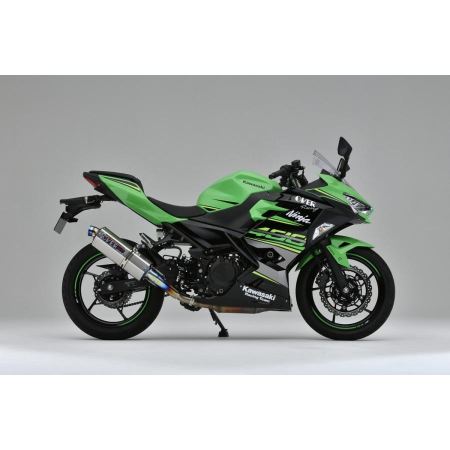 Ninja400 OVER Racing チタン フルエキ マフラー OVER RACING（オーバーレーシング） OVER オーヴァー TT-Formula