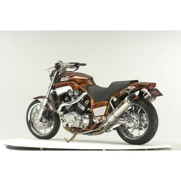 OVER オーヴァー GP-PERFORMANCE フルチタン ツインマフラー V-MAX1200の画像
