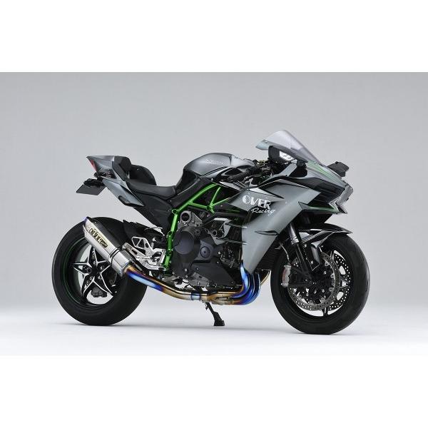 OVER オーヴァー TT-Formula RS レーシングチタン 4-2-1マフラー Ninja H2の画像