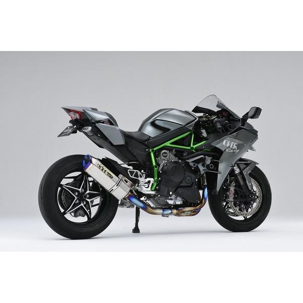 OVER オーヴァー TT-Formula RS レーシングチタン 4-2-1マフラー Ninja H2の画像