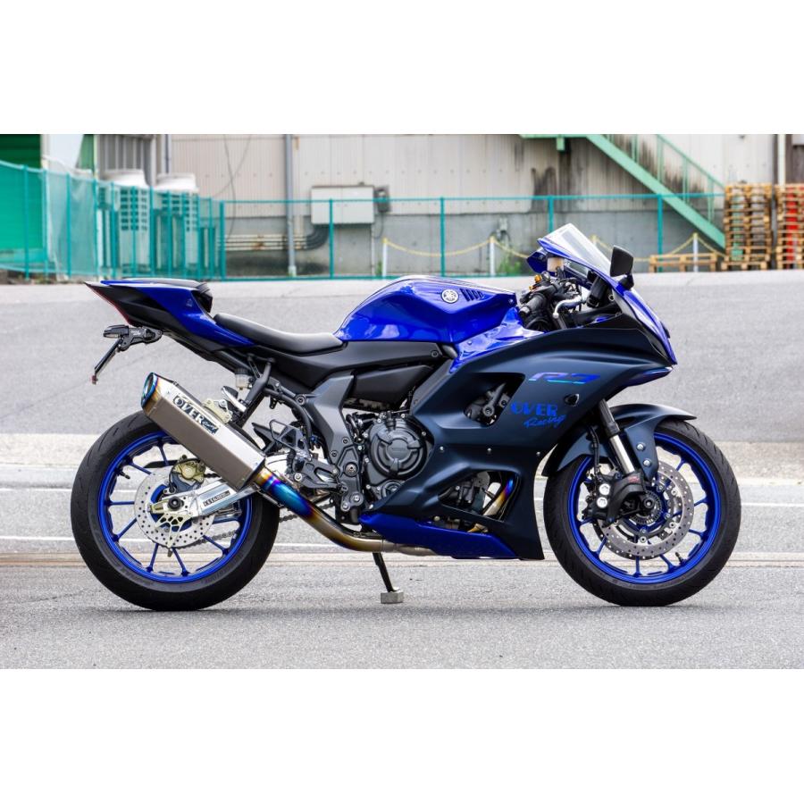 OVER オーヴァー TT-Formula RS フルチタン 2-1マフラー YZF-R7(22)｜motoism｜02