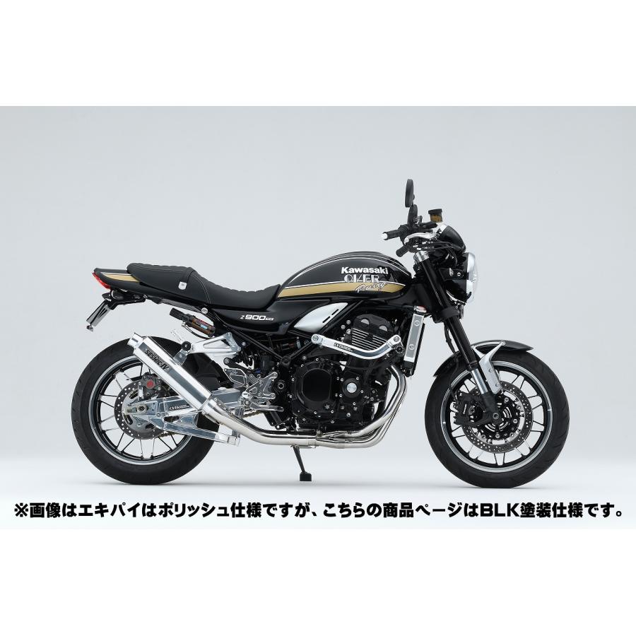 OVER オーヴァー SESMIC-IV ブラック 4-1マフラー Z900RS/Cafe(23-)｜motoism｜02