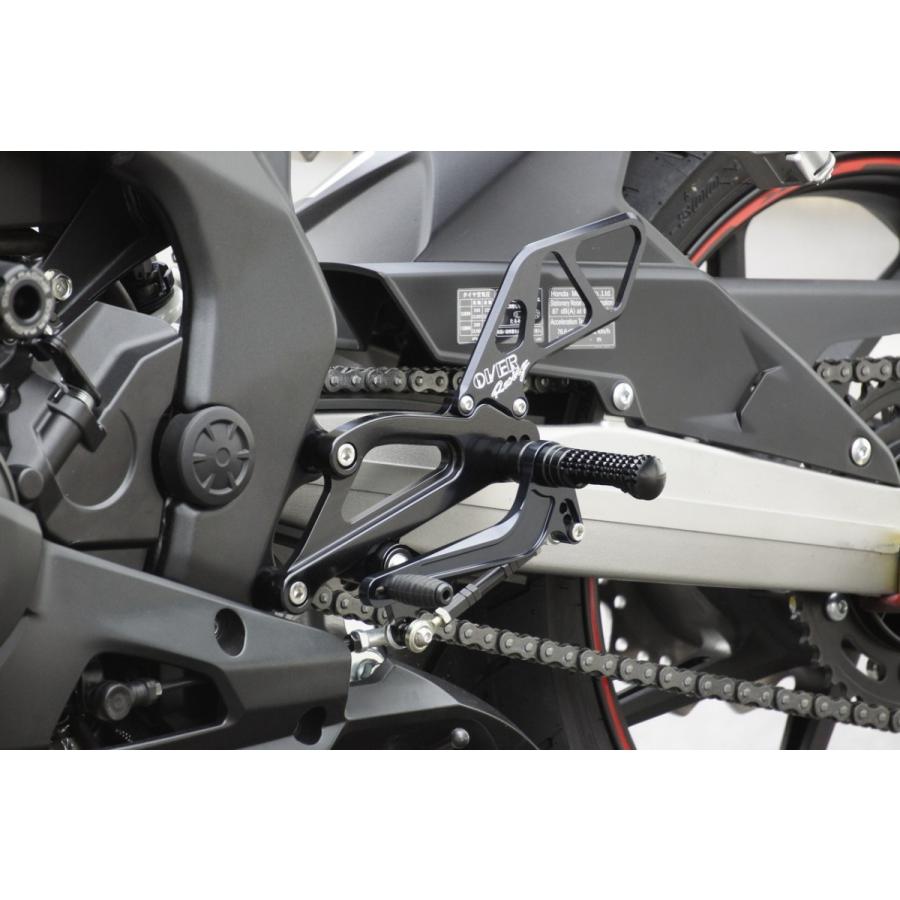 OVER RACING オーヴァー バックステップ 4ポジション ブラック OVER RACING オーヴァー バックステップ 4ポジション ブラック