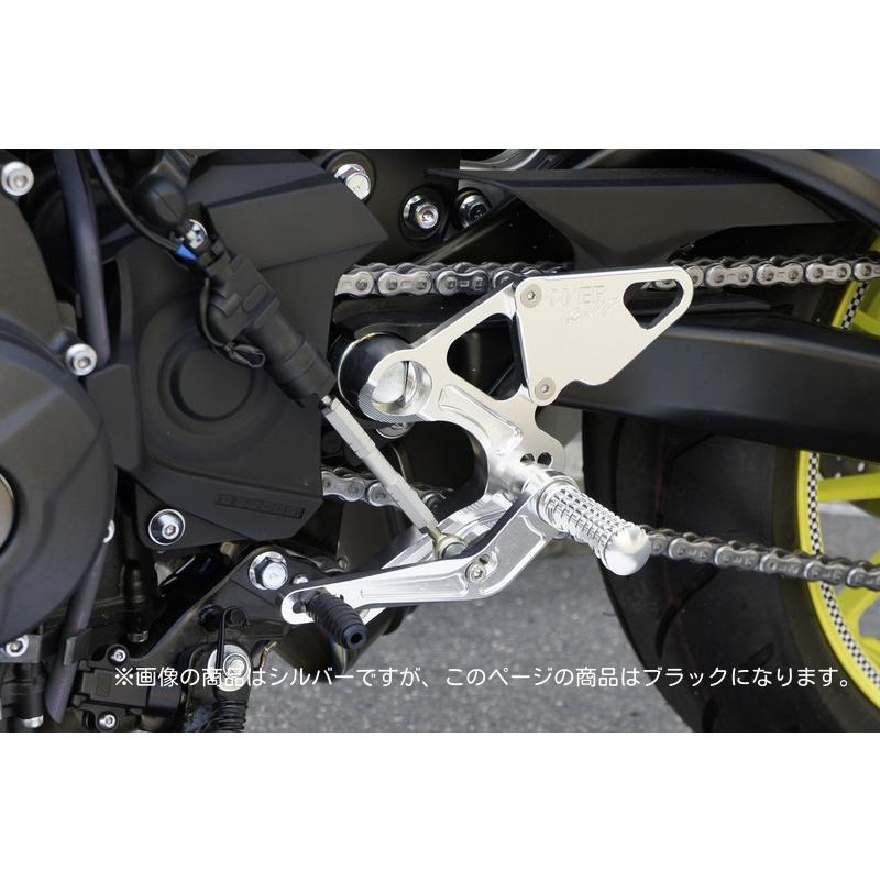 OVER RACING バックステップ 4ポジション ブラック MT-09(17-20 OVER RACING バックステップ 4ポジション ブラック MT-09(17-20