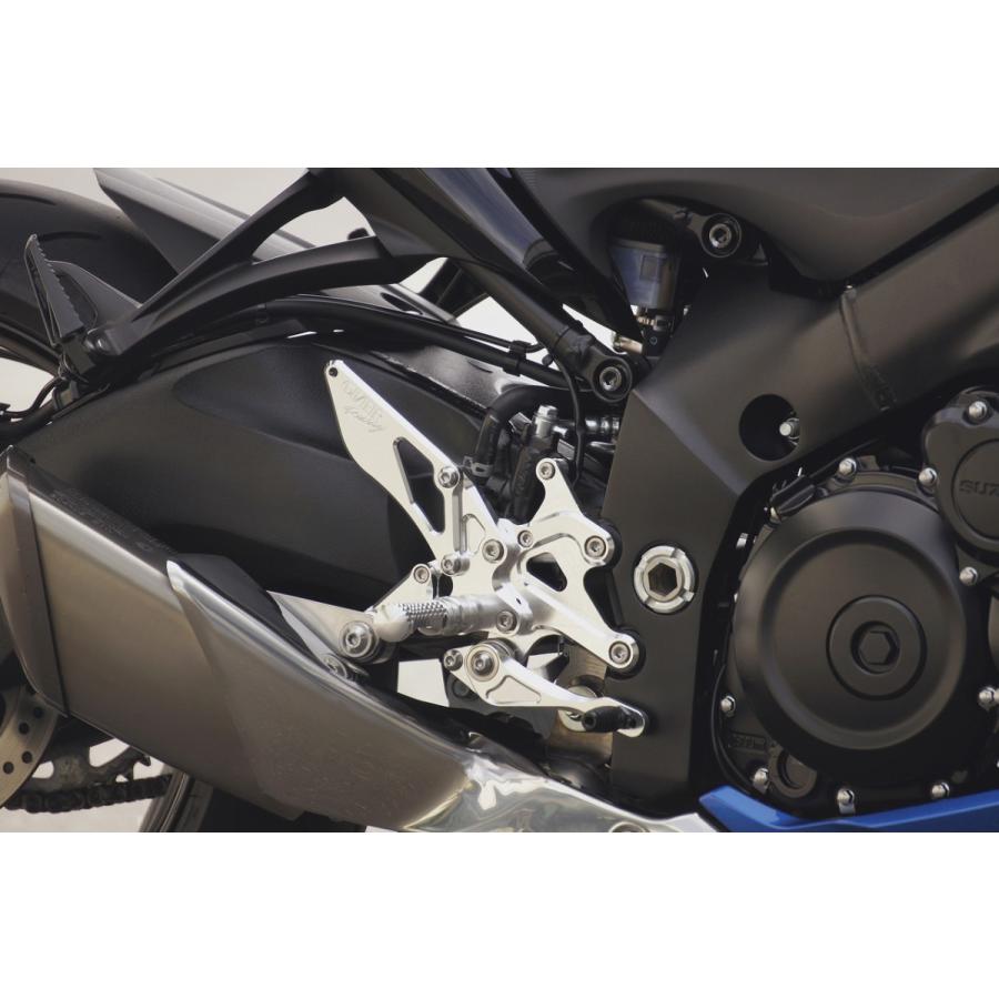 OVER RACING オーヴァー バックステップ 4ポジション シルバー KATANA 