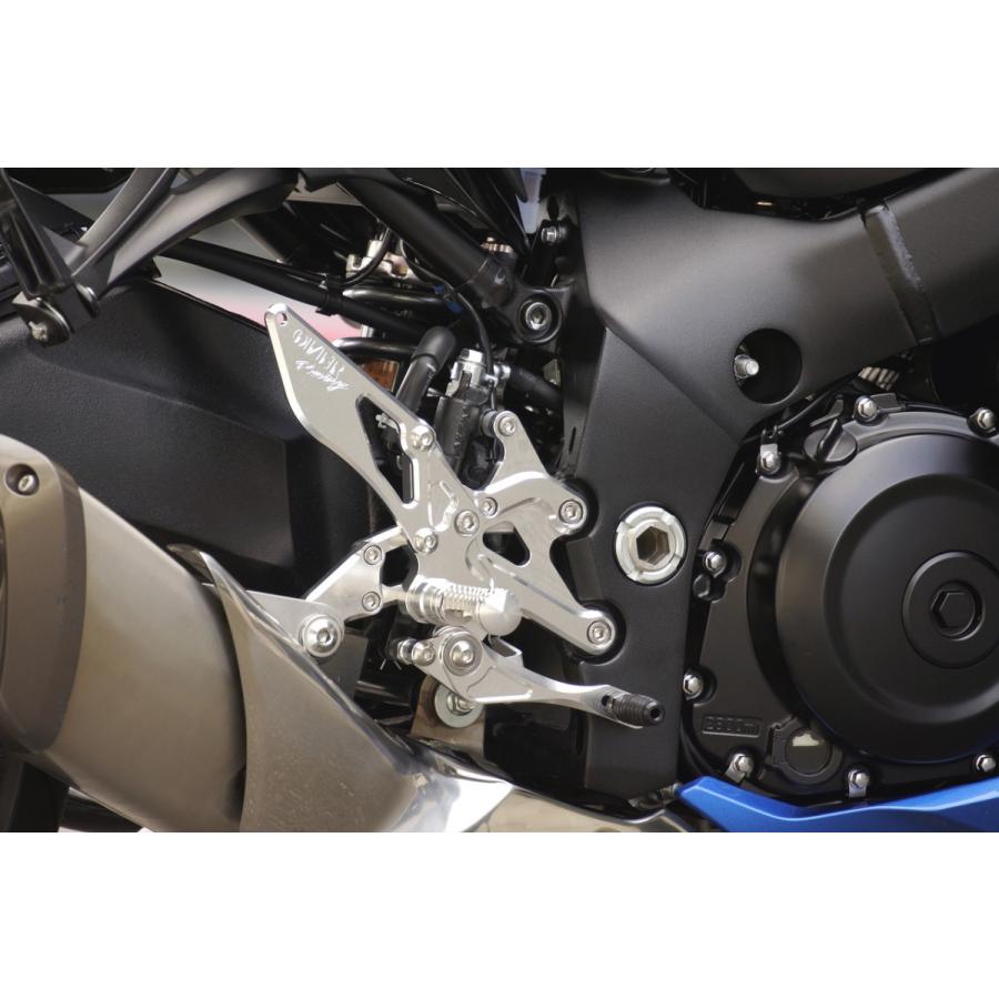 ズーマー　バックステップ　シルバー ズーマー バックステップ シルバー OVER RACING オーヴァー バック