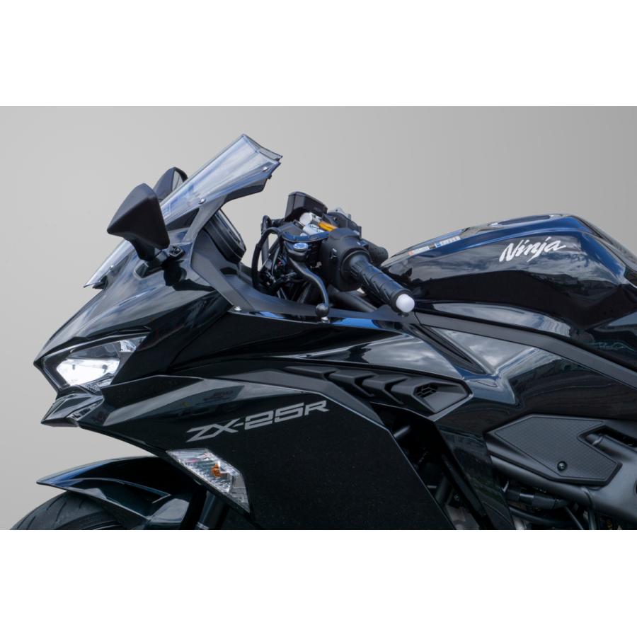 OVER オーヴァー スポーツライディング ハンドルキット ブラック  ZX-25R/SE(20-)・ZX-4R SE(23-)・ZX-4RR(23-)｜motoism｜02