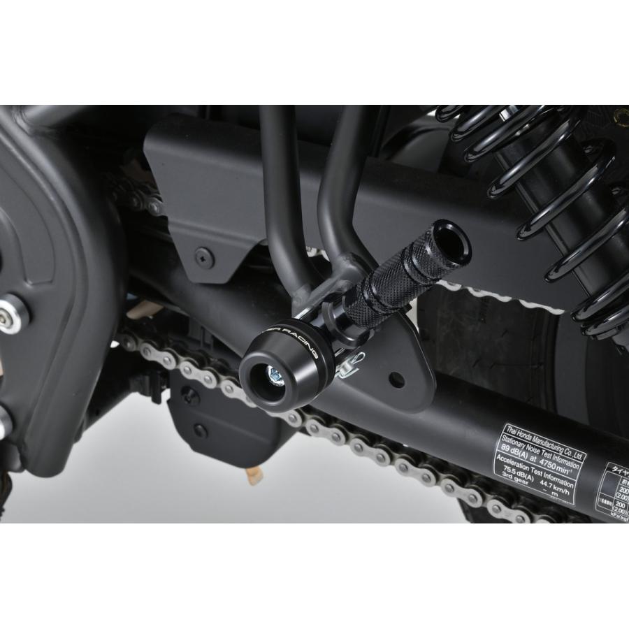 OVER オーヴァー タンデムステップ スライダー ブラック Rebel250