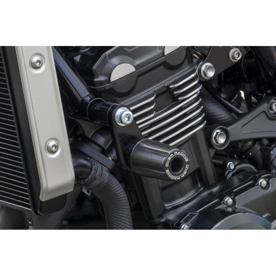 OVER RACING オーヴァー エンジンスライダー ブラック Z900RS(21 OVER RACING オーヴァー エンジンスライダー ブラック Z900RS(21