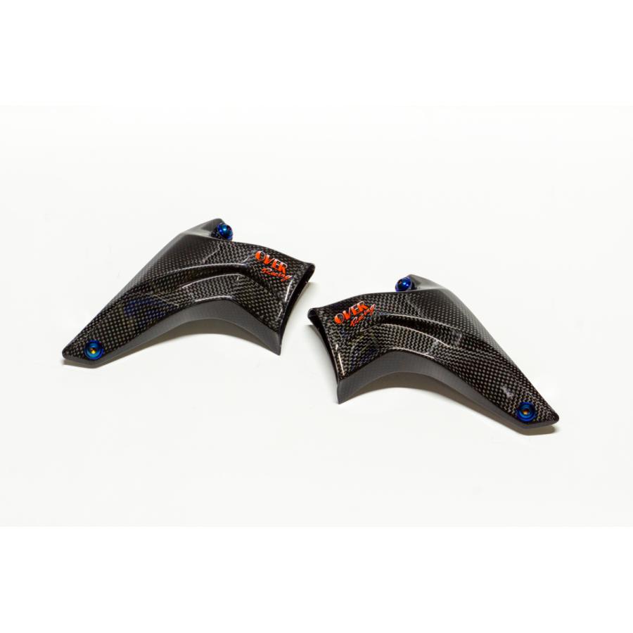 OVER RACING オーヴァー カーボンキャリパーダクト ツヤ無し OVER RACING オーヴァー カーボンキャリパーダクト ツヤ無し