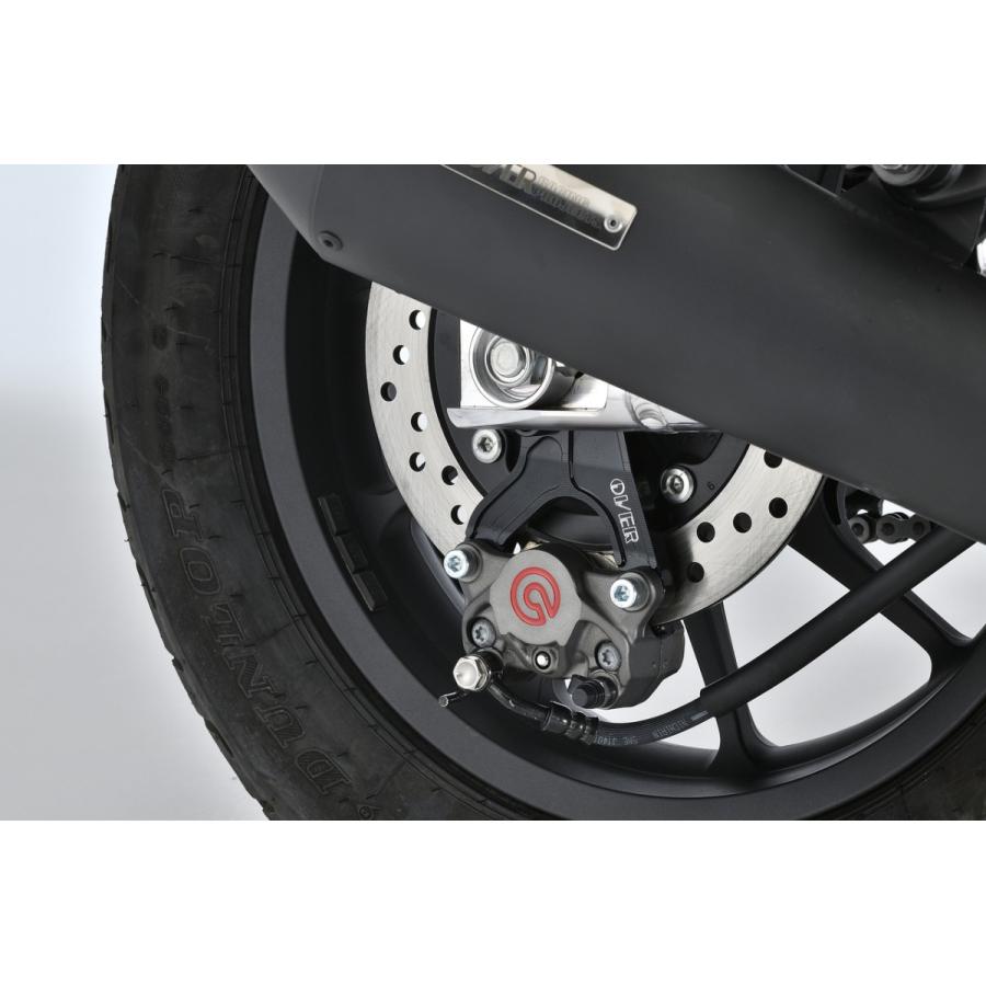 OVER キャリパーサポート前後セット　レブル250/500用 Fキャリパーサポート ブレンボ4P用 BLK Rebel250(17-)/500(17