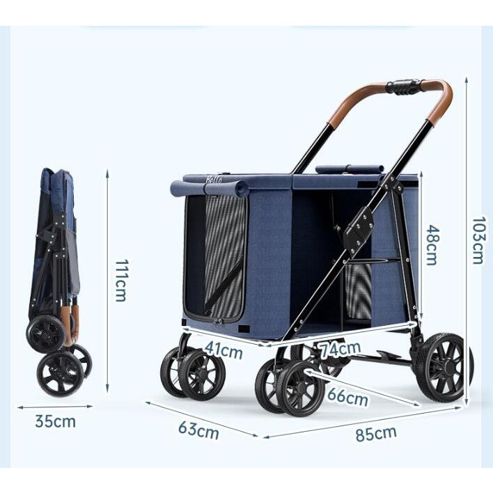 大セール】Bello ペットカート 犬用 キャリーカート ベビーカー ペット