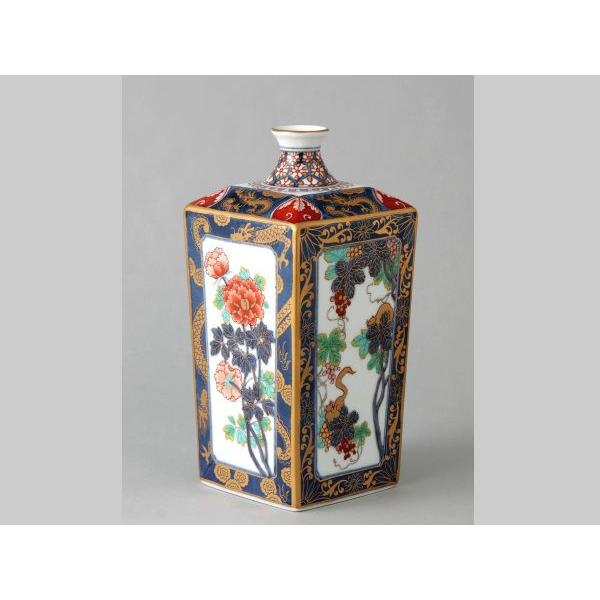 有田焼 色彩ぶどう 角瓶 : 有田焼や 心器 - 通販 - Yahoo!ショッピング