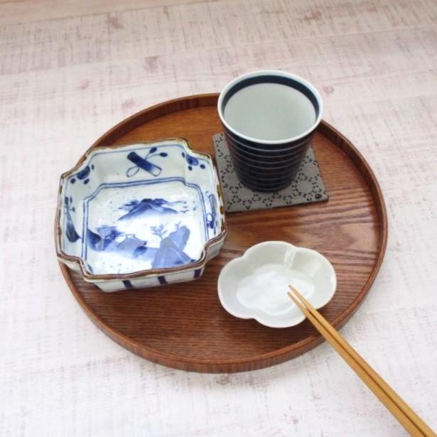 有田焼 豆皿 豆鉢 お皿 おしょうゆ皿 李朝白磁木瓜 おしゃれ シンプル