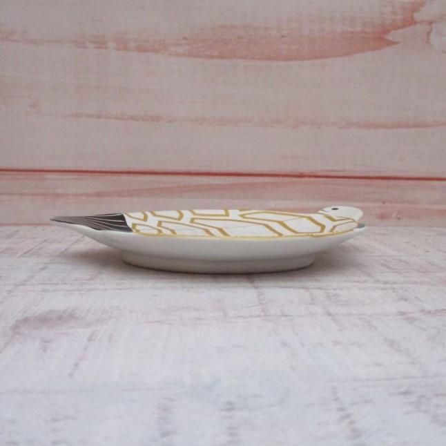 有田焼 錦雪衣菱模様亀形 銘々皿 小皿 取皿 菓子皿 幸楽窯 お正月