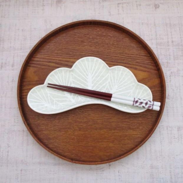 有田焼 幸楽窯 お皿 長皿 付出皿 錦銀松葉形前菜皿 おしゃれ 高級感