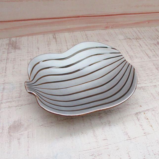 有田焼 幸楽窯 錦銀彩飴釉瓢形 銘々皿 華やか 上品 お正月 人気 お祝い