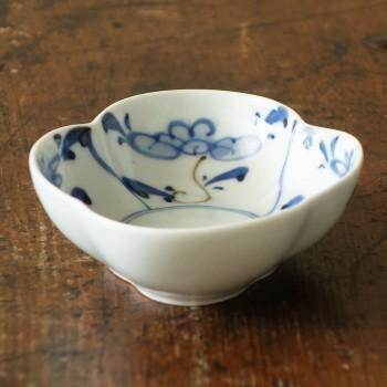 有田焼 染付間取錆草花木瓜小付（豆鉢） : 有田焼や 心器 - 通販