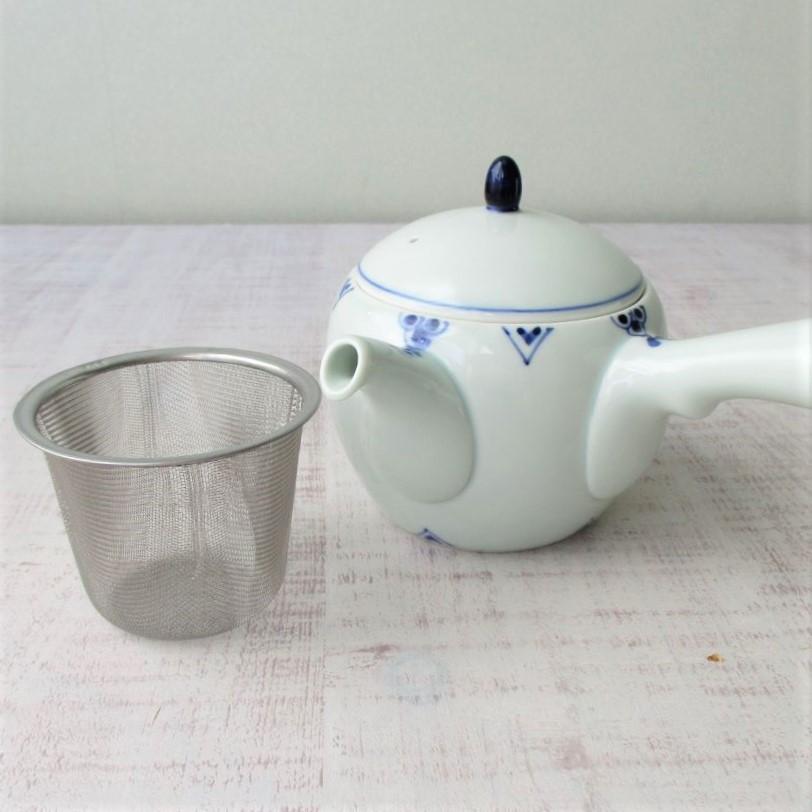 有田焼 皓洋窯 食器 染付 剣先小花 NEO急須 ポット おしゃれ シンプル