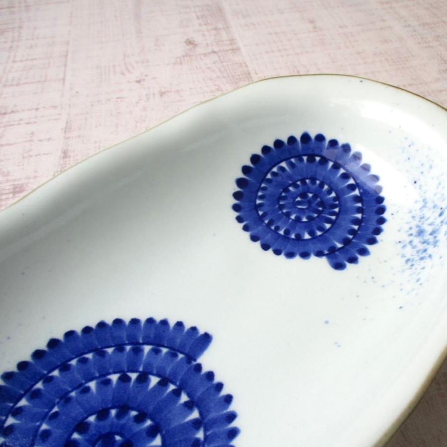 有田焼 伊万里焼 染付 蛸唐草 カレー皿 楕円皿 深皿 盛皿 パスタ