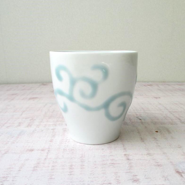 有田焼 伊万里焼 マグカップ かけわけ四角マグカップ(白) おしゃれ