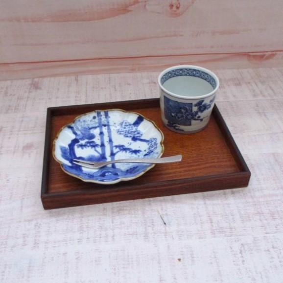 青と白の波模様 お猪口6cm5.5cm モダンでおしゃれな北欧風デザインのそば猪口 東屋