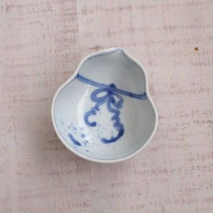 有田焼 伊万里焼 染付 ひさご小付 ミニ小鉢 豆鉢 珍味 シンプル 上品