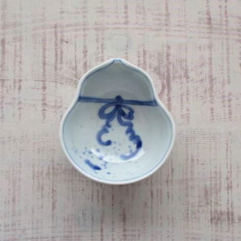 有田焼 伊万里焼 染付 ひさご小付 ミニ小鉢 豆鉢 珍味 シンプル 上品