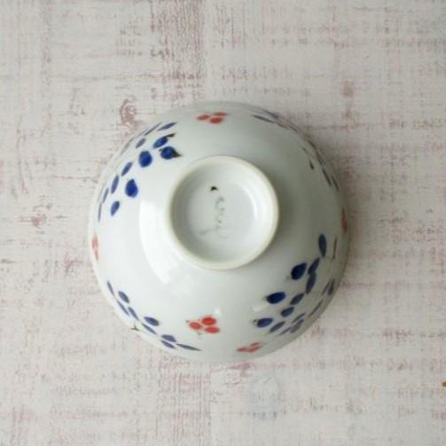 有田焼 伊万里焼 南天 茶付 小 ご飯茶碗 飯碗 お碗 茶碗 かわいい