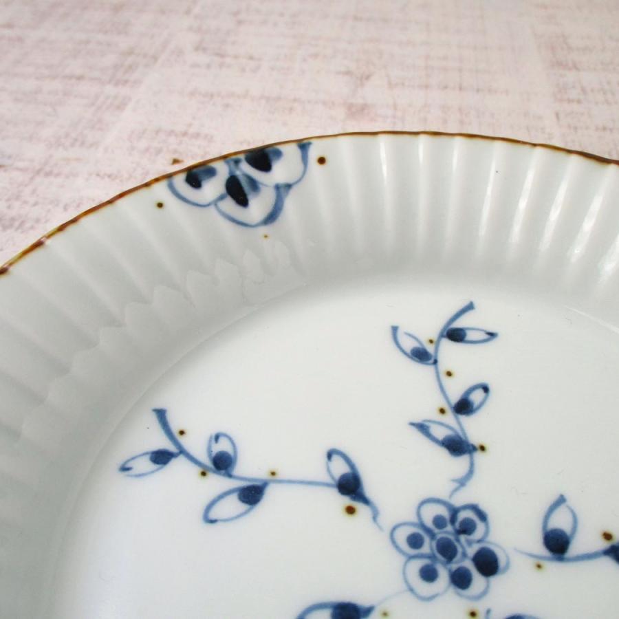 有田焼 伊万里焼 皿 丸皿 食器 つる唐草 渕彫皿 多用皿 パスタ皿