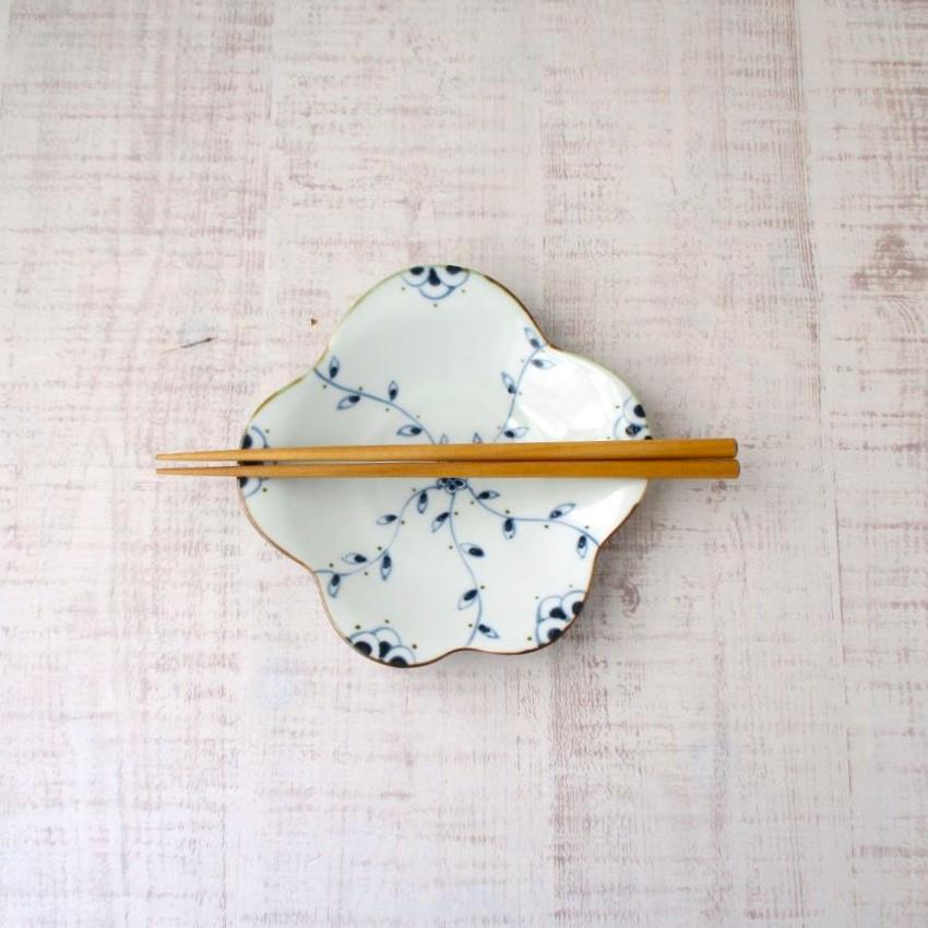 有田焼 伊万里焼 お皿 多用皿 デザート皿 食器 つる花唐草 花皿