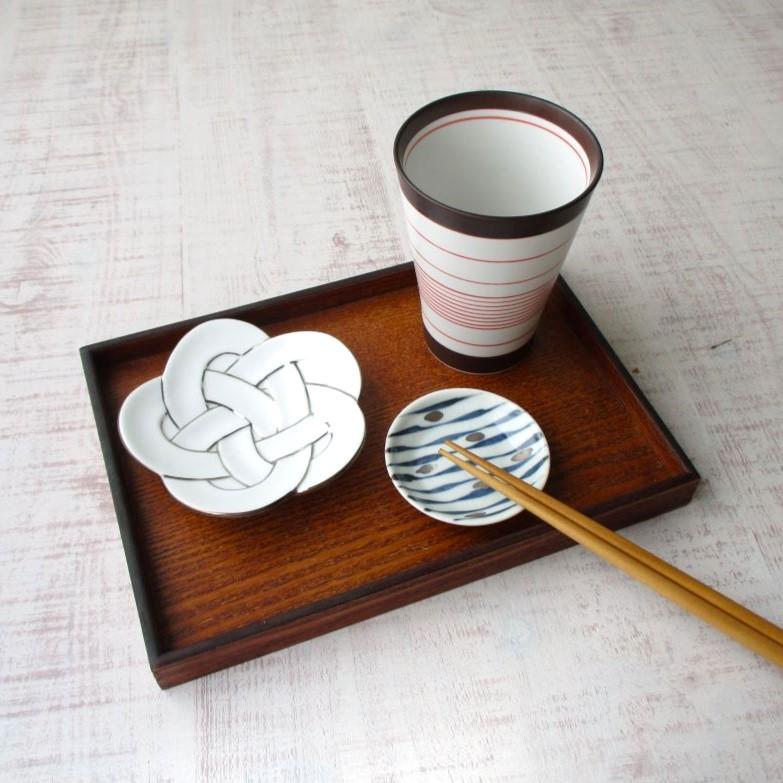 未使用 有田焼 弥左衛門 取皿8枚　お正月　お祝い 有田焼 其泉 梅菊文和皿 18.5cm 4枚セット【賞美堂本店】器 うつわ