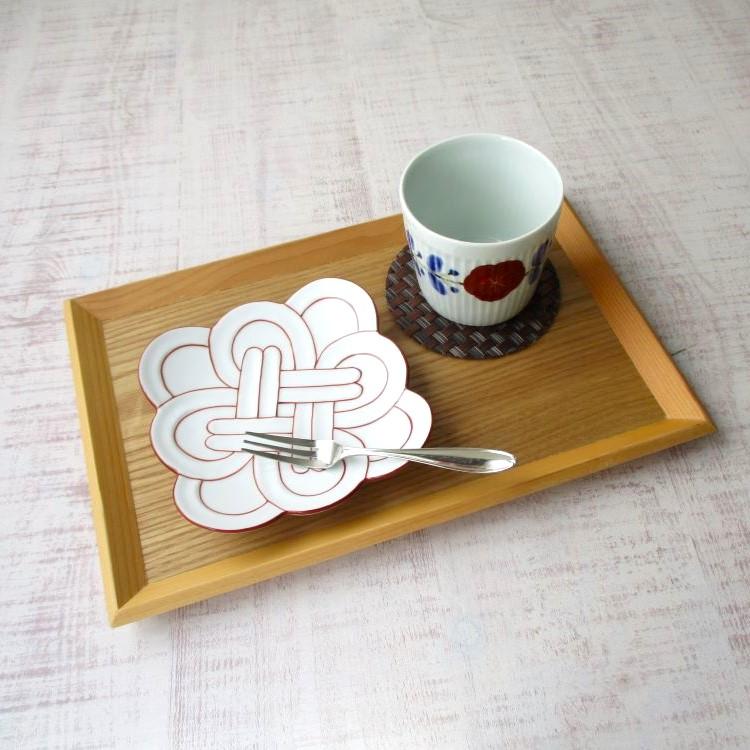 新品未使用 有田焼 渕プラチナ小皿 線吉祥むすび 6枚セット 有田焼