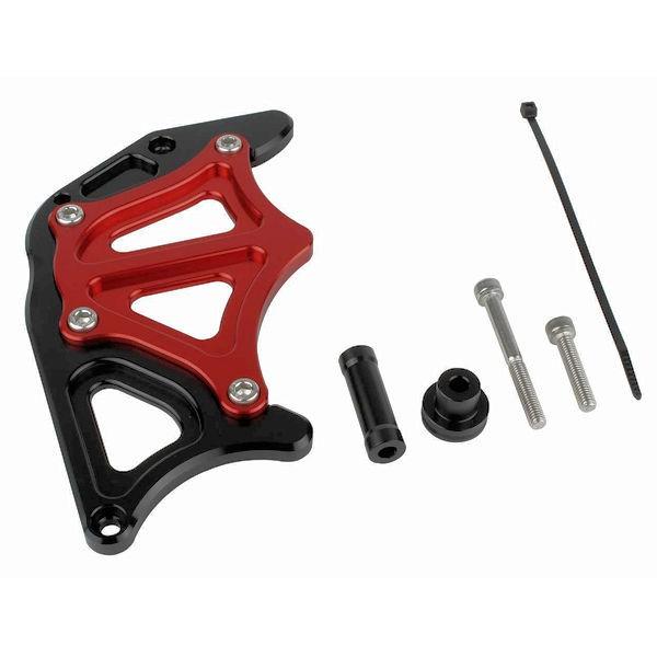 POSH ポッシュ 066201-26 スプロケットカバー ブラック/レッド YZF-R25/ABA/R3 MT-25/03