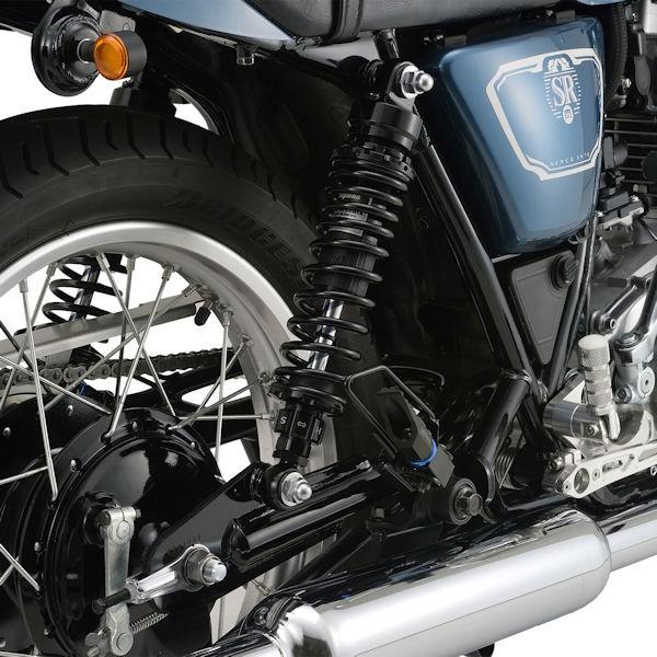 SR400 サスペンション　デイトナ　アジャスタブルRショック　クリアブラック アジャスタブルリアショック クリアーボディ/ブラックスプリング SR400