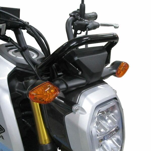 キジマ (KIJIMA) 204-0704 メーターガード マウントステー ブラック 1.5Kg ホンダ グロムの画像