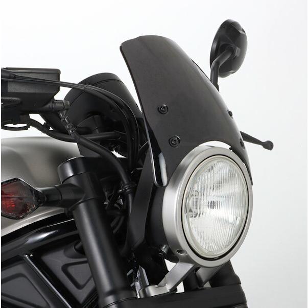 KITACO（キタコ） KITACO 670-1860100 エアロバイザー ダークスモークタイプ 約190mm×210mm ホンダ レブル ...